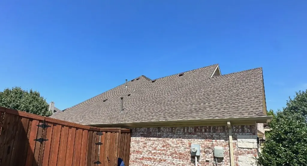 Completed roof replacement project in Ogden